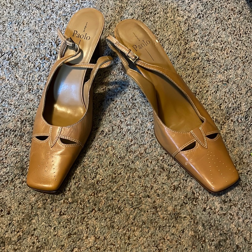 Tan Paolo woman’s heels